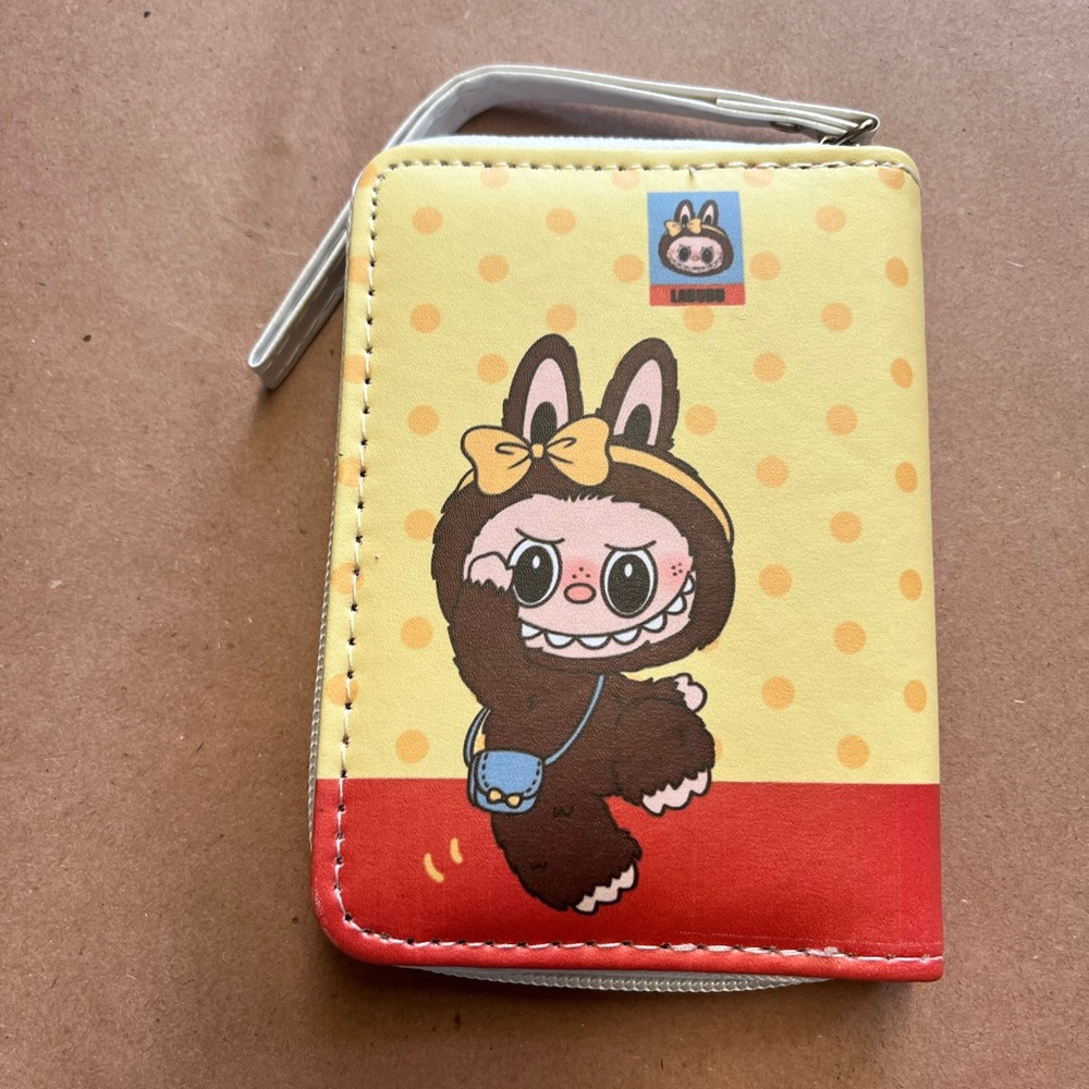 Cartoon Monsters Style Wallet NWOT